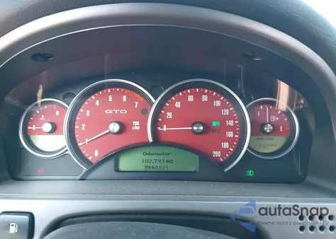 2004 Pontiac Gto z USA, uszkodzony, nr VIN 6G2VX12G94L304327